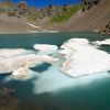 Randonne au lac de l'Eychauda dans le massif des Ecrins