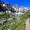 Le sentier qui monte au refuge des Bans