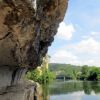 Randonne sur le chemin de halage prs de Saint Cirq Lapopie dans le Lot
