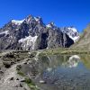 Pelvoux depuis le lac Tuckett