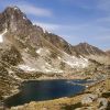 Lac Estagnol lors de la monte  la Hourquette d'Aubert