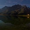 Lac du Pontet sous la pleine Lune