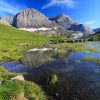 Pic du Taillon depuis le col de Tentes dans les Pyrnes