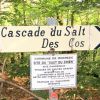 Cascade du Salt des Cos (du saut du chien) en langue traditionnelle Aveyronnaise 