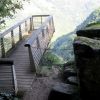 Promontoire pour voir la cascade du saut du chien