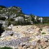 Dpart du chemin de l'Ermitage au dessus de Sainte Enimie