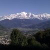 Au pays du Mont-Blanc en Haute-Savoie au dessus de Sallanches