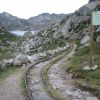 Estany Tort et ancienne voie ferre