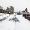 Village d'Aubrac sous la neige