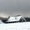 Plateau de l'Aubrac sous la neige