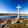 Lac de Saint-Andol et sa croix