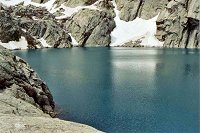 Lacs de Melo et de Capitello depuis la bergerie de Grotelle