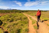 Randonnée au cratère du volcan Eldborg Randonnée au cratère du volcan Eldborg