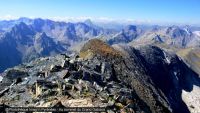 Randonnée: Le Grand Gabizos depuis le barrage du Tech Le Grand Gabizos depuis le barrage du Tech