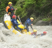 Rafting dans les gorges de l'Aude