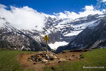 Plateau de Bellevue dans le cirque de Gavarnie