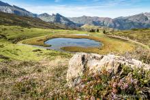 Lac de Soum en boucle depuis le col du Soulor