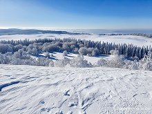 Randonne en raquettes  neige sur la draille de Germaine