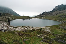 R�servoir des Laquets, lac de Gr�ziolles, lac de Caderolle