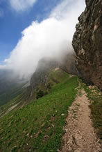Randonne au Pas de la Balme dans le brouillard