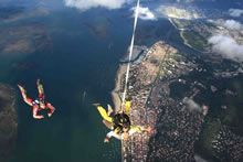 Saut en parachute tandem  Andernos
