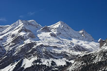 Randonn�e en raquettes � neige au refuge des Espuguettes 