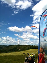Parapente deux places  Balsac en Aveyron