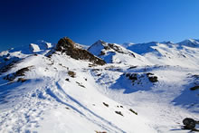 Randonne en raquettes  neige  Hautacam