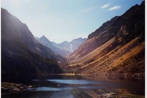 Belle lumire au lac de Gaube