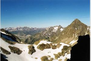 Vue sur l'Espagne depuis le Col Noir