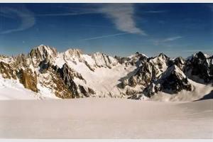 Les Drus et le glacier de la Charpoua
