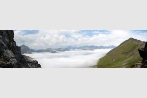 Vue sur le Pimn depuis la Hourquette d'Alans