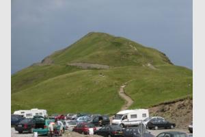Le pic des Tentes depuis le parking du col des Tentes