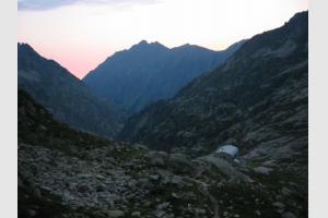 Petit matin au dessus du Larribet