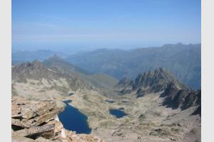 Lacs d'Ardiden depuis le sommet