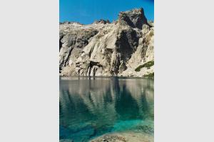 Eau transparente du lac de Capitello