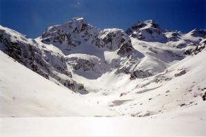 Lac d'Estom-Soubiran en hiver