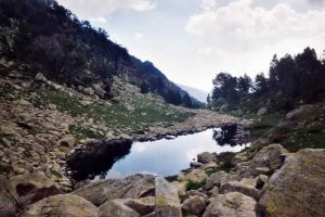Un des lacs du vallon d'Estibre