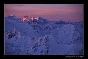 Cylindre aux premiers rayons du soleil