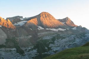 Coucher de soleil sur le Taillon