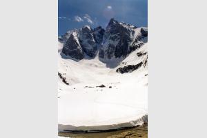 Vue sur la face nord depuis le refuge des Oulettes de Gaube.