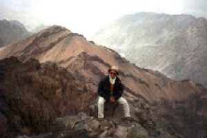 Sommet toubkal 4167m haut-atlas