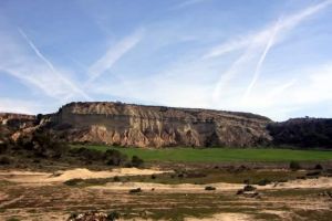 Dsert des Bardenas et ses falaises