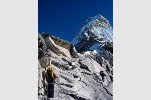 Climbing Ama Dablam