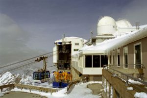 Arrive du Tlphrique au pic du Midi de Bigorre