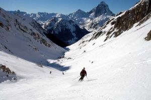 Pic du Midi d'Ossau depuis le Val d'Arrious.