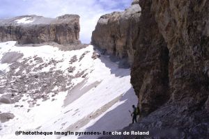 Brche de Roland depuis le pas des Isards