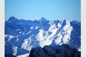 Ossau depuis le Pic du midi de Bigorre