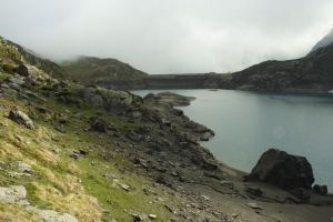 Lac des Gloriettes avec son barrage