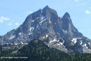 Pic du Midi d'Ossau face nord